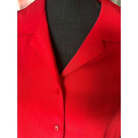 Allison Daley Red Shirt & Pant Set – Petite 12P - Picture 3 of 8